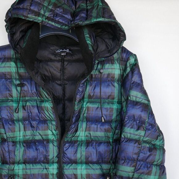 Charlie B Young Girls M/M Jacket 14 Years Plaid Quilt Bomber Hoodie Zip … - Picture 2 of 10